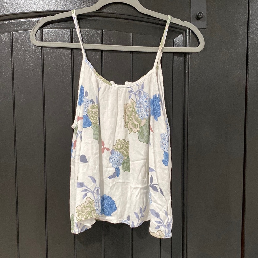White Floral Cami Blouse